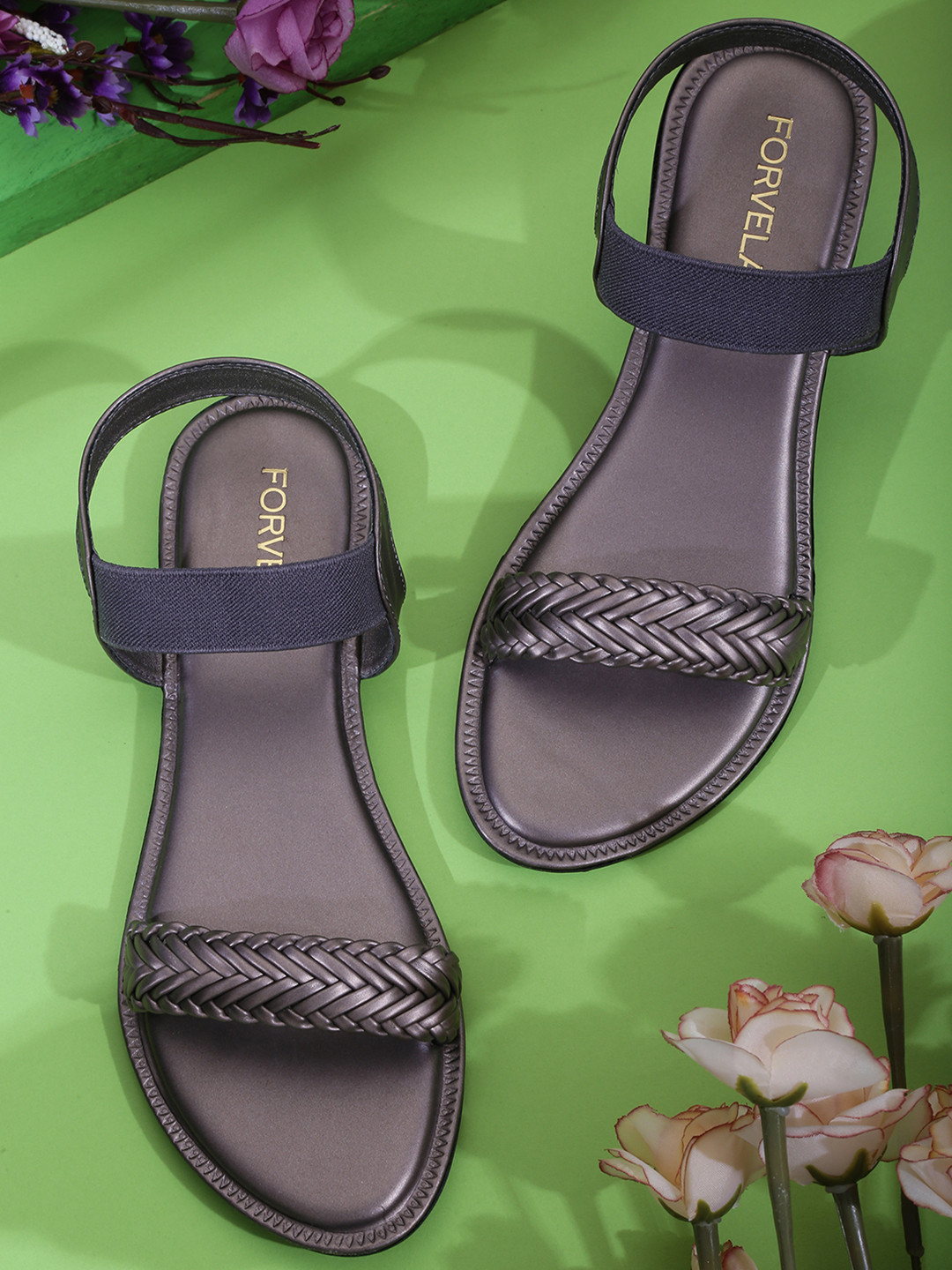 

FORVELA Women Grey Flats