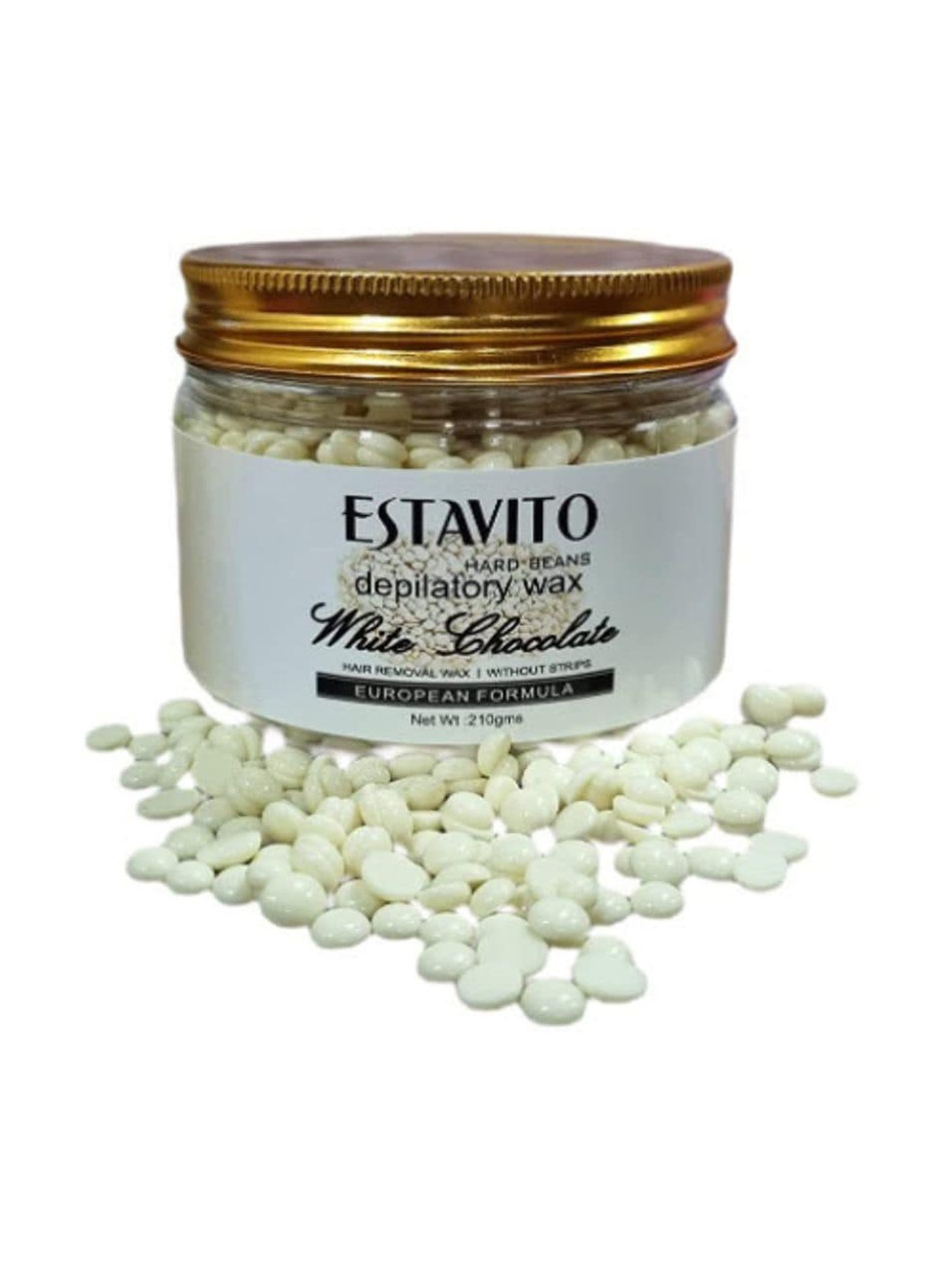 

Estavito Hard Beans Depilatory Stripless Wax 200gms, White