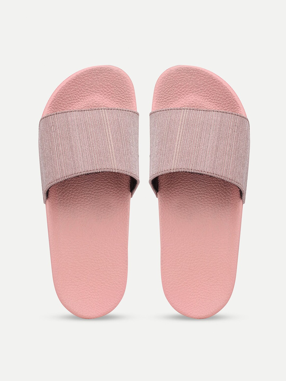 

AMACLASS Women Pink Embellished Sliders