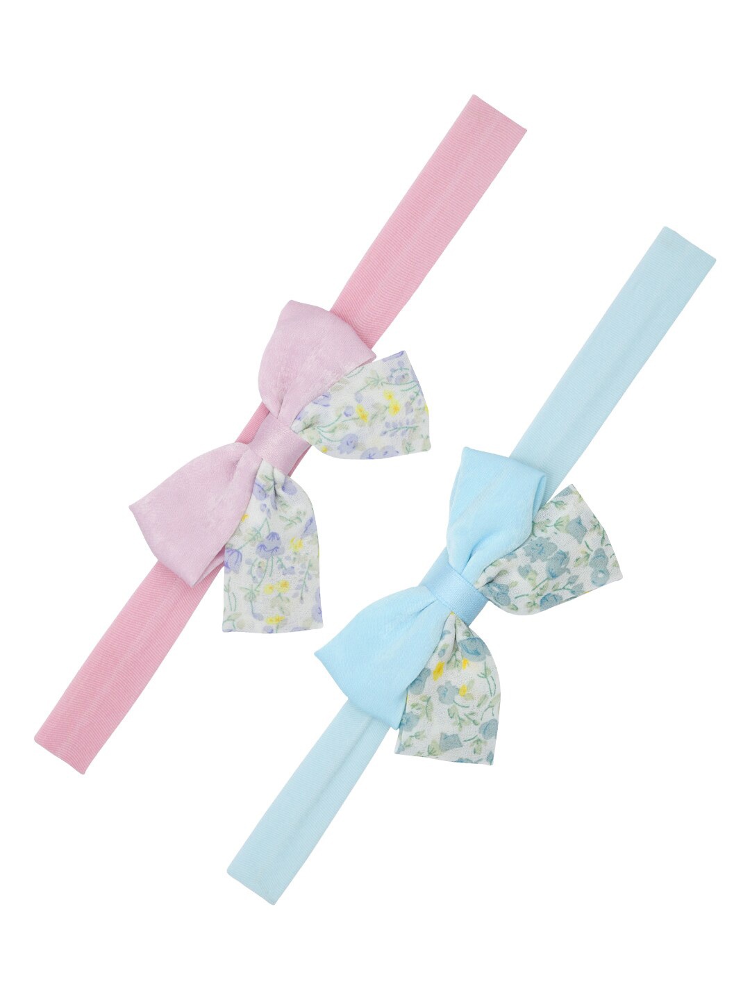 

FUNKRAFTS Girls Blue & Mauve Set of 2 Hairband