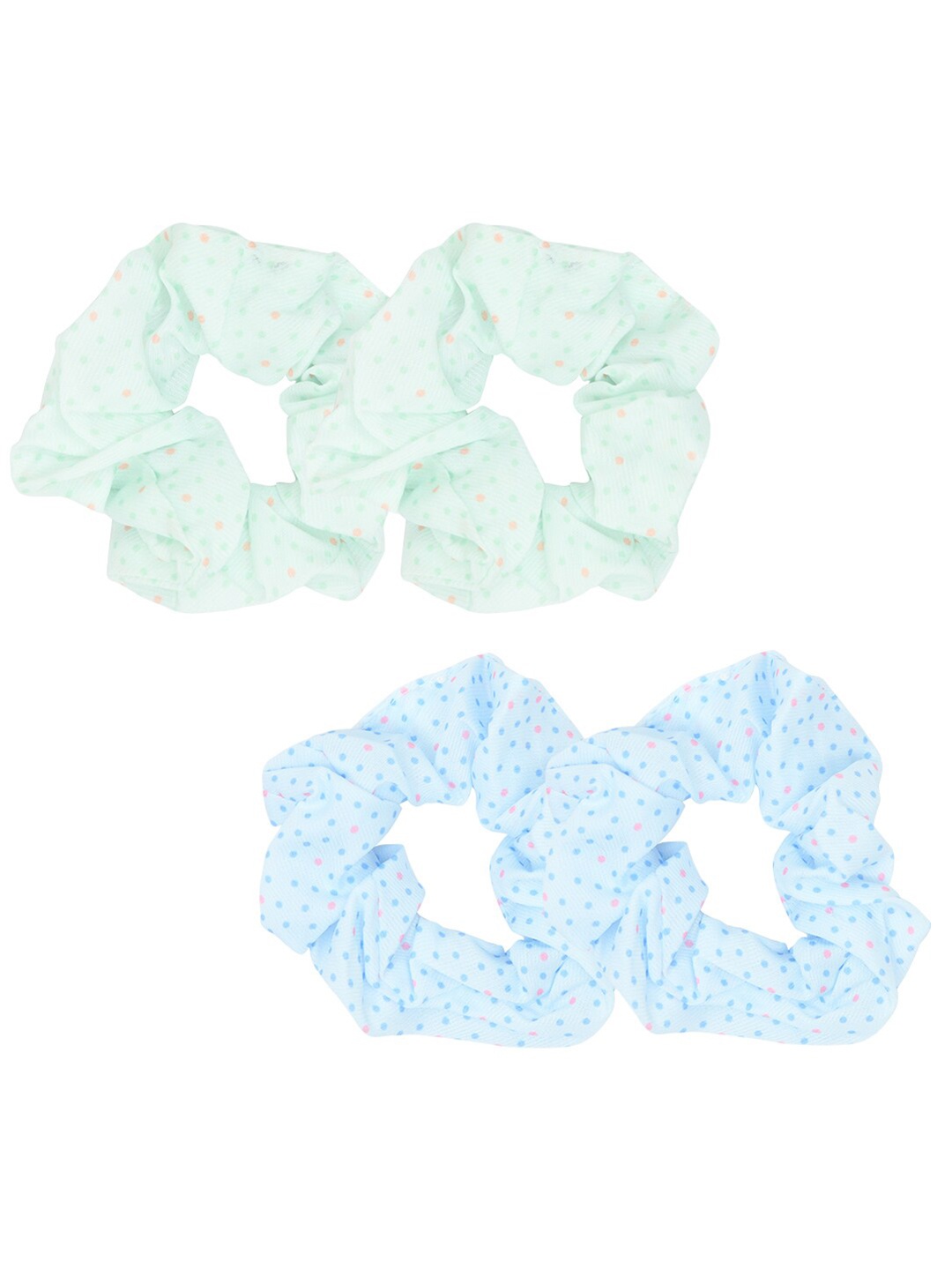 

FUNKRAFTS Girls Blue & Green Set of 4 Hair Accessory Set