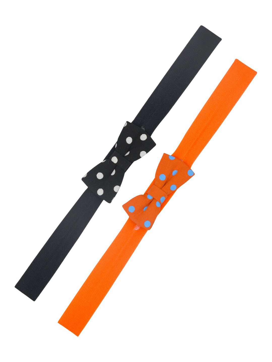 

FUNKRAFTS Girls Black & Orange Set of 2 Hair Accessory Set