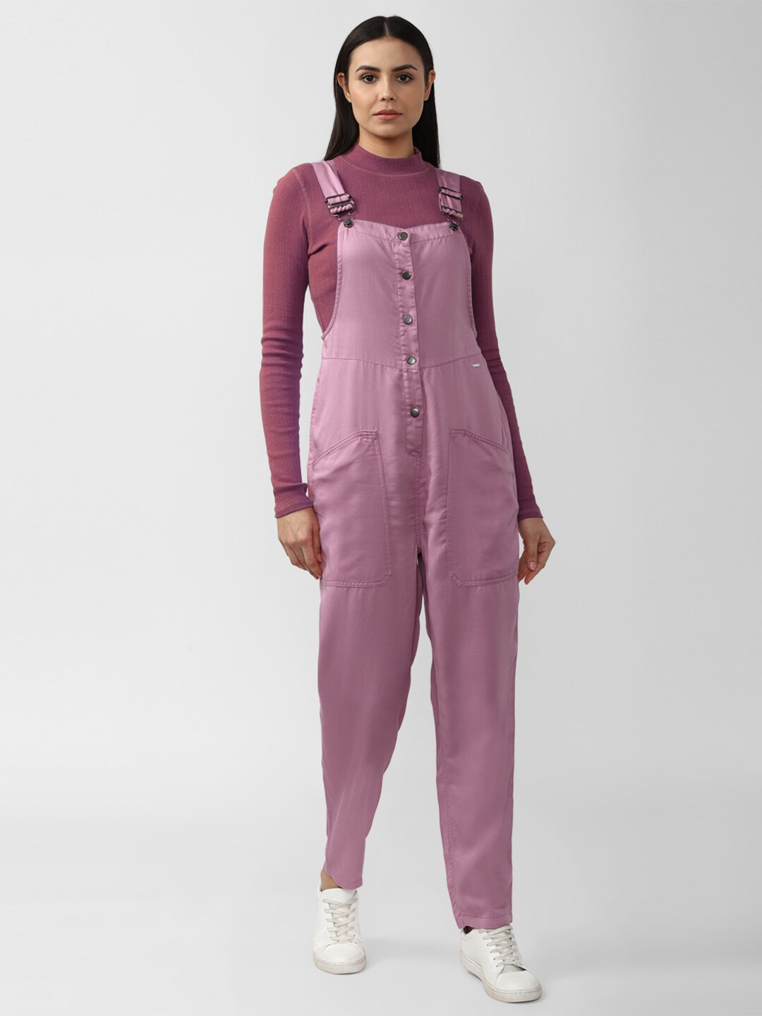 

Van Heusen Woman Purple Basic Jumpsuit
