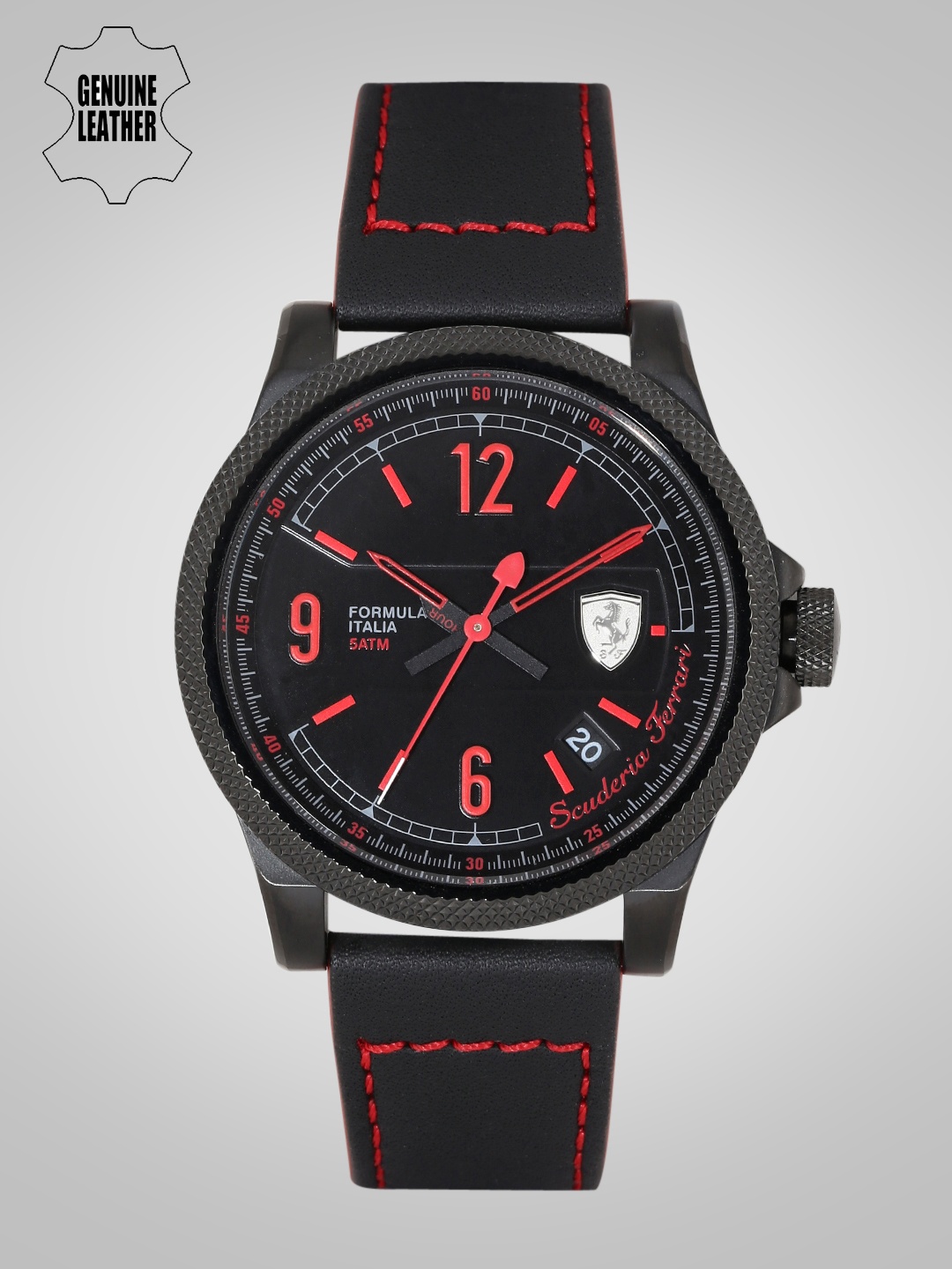 

SCUDERIA FERRARI Men Black Analogue Watch 0830271_SF