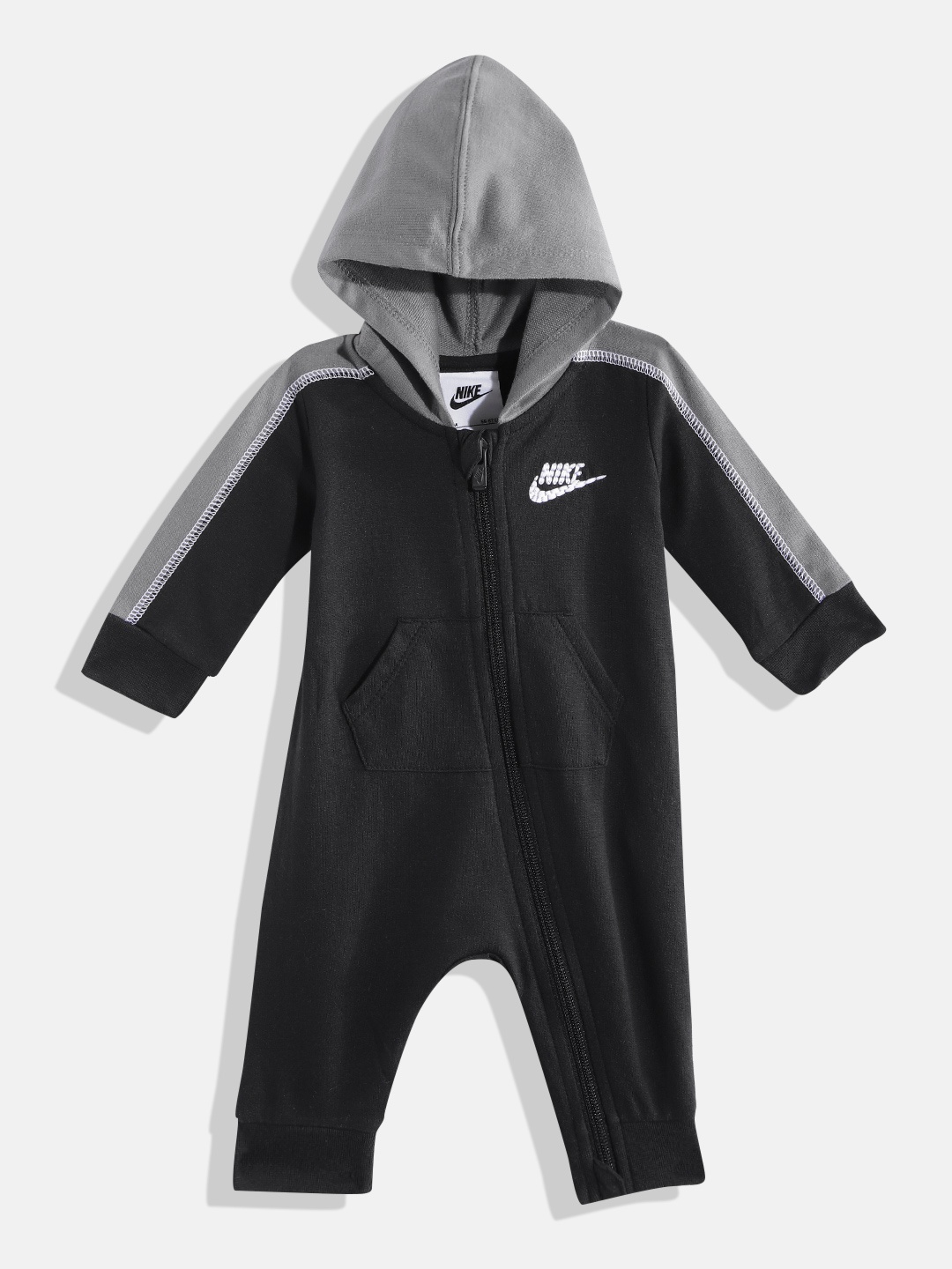 

Nike Black & Grey Sportswear Amplify Hooded Coverall