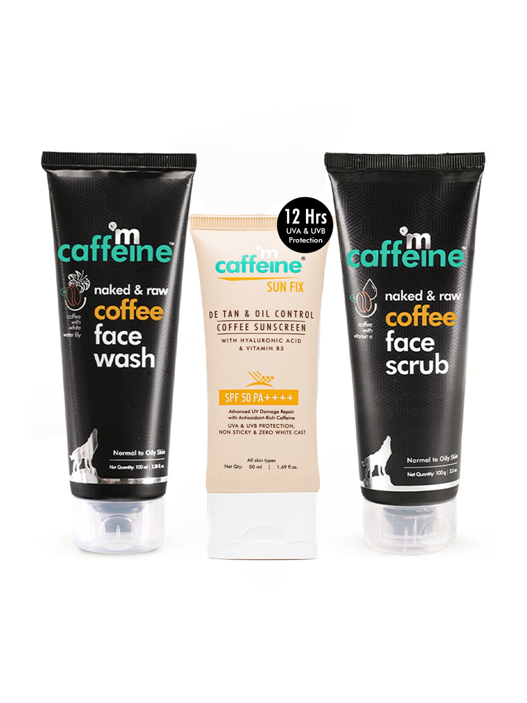 

MCaffeine Pollution & Sun Protection SPF 50++ Coffee Regime, Black