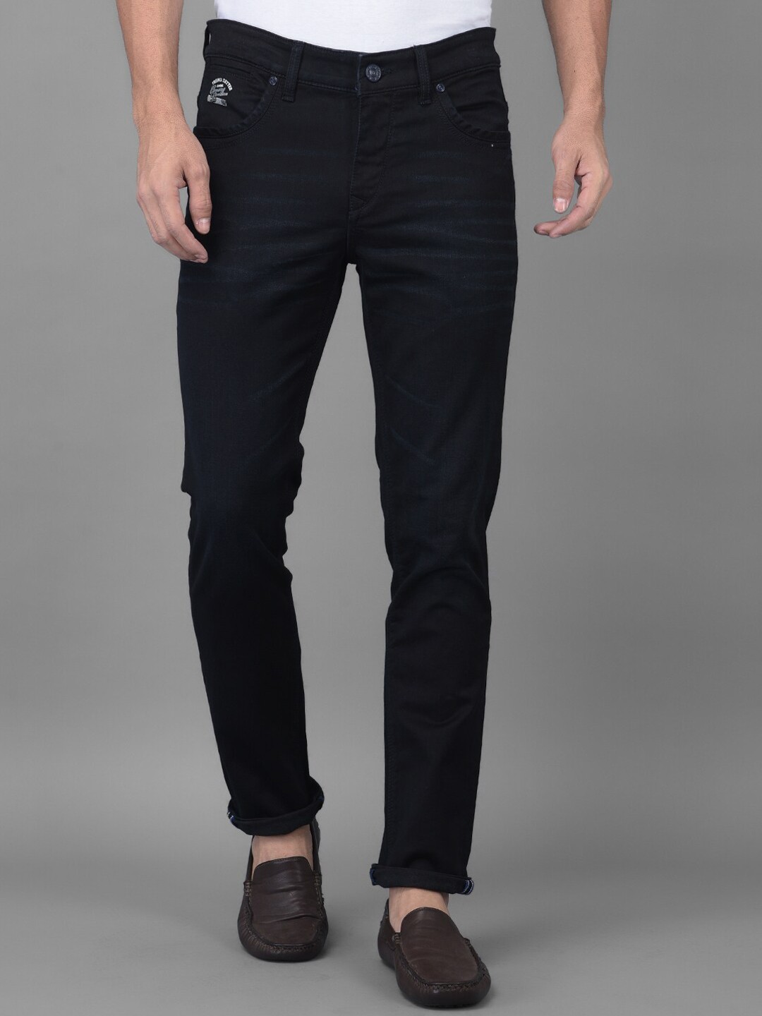 

Canary London Men Blue Smart Slim Fit Low Rise Stretchable Jeans