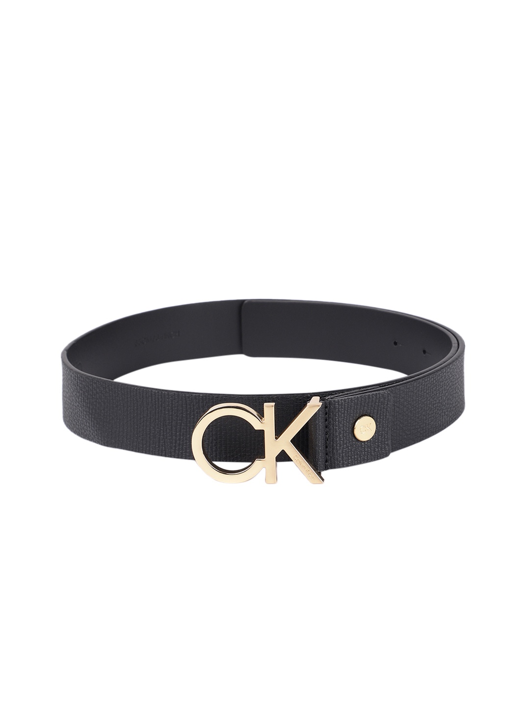 

Calvin Klein Jeans Men Black Textured Belt