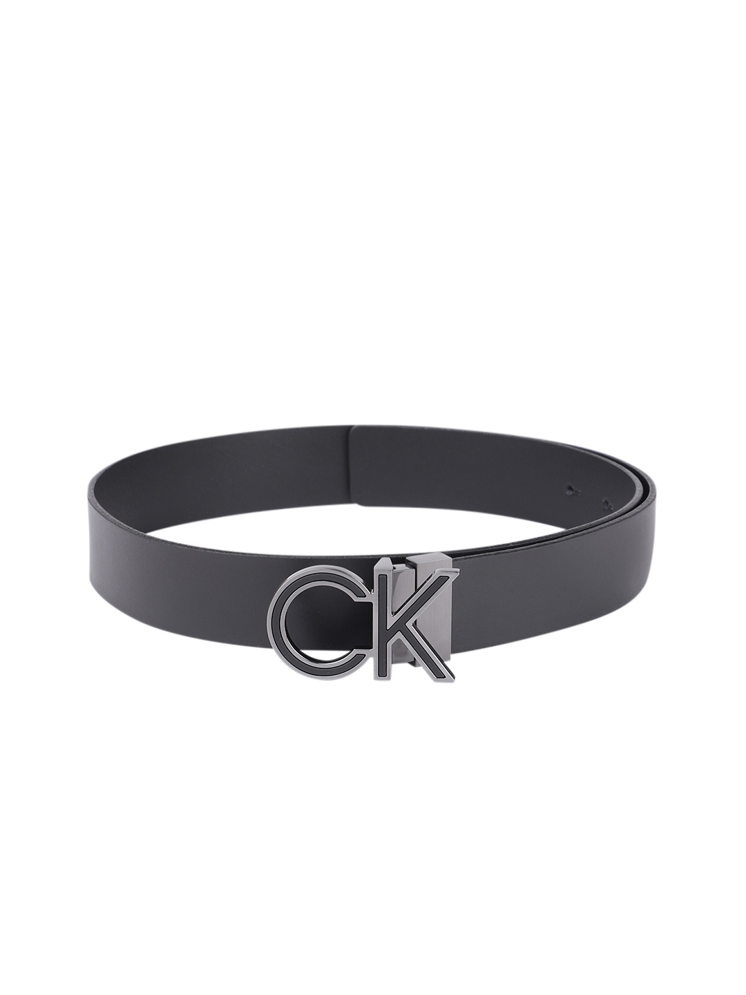 

Calvin Klein Jeans Men Black Solid Leather Reversible Belt
