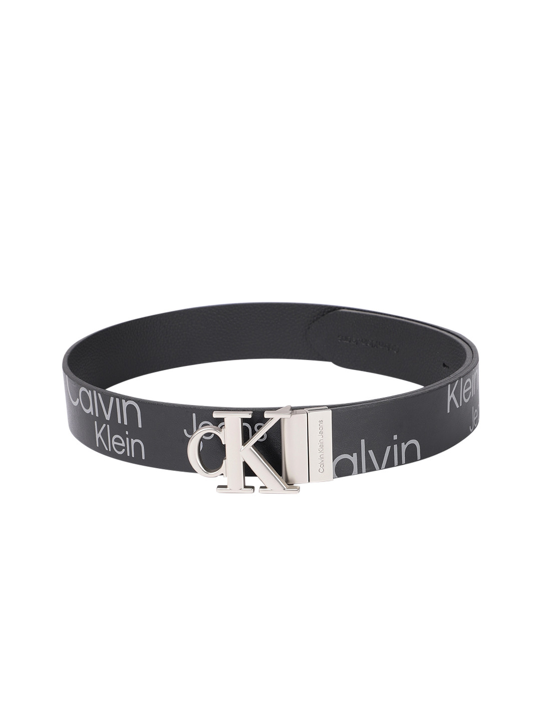 

Calvin Klein Jeans Men Black Printed Leather Belt