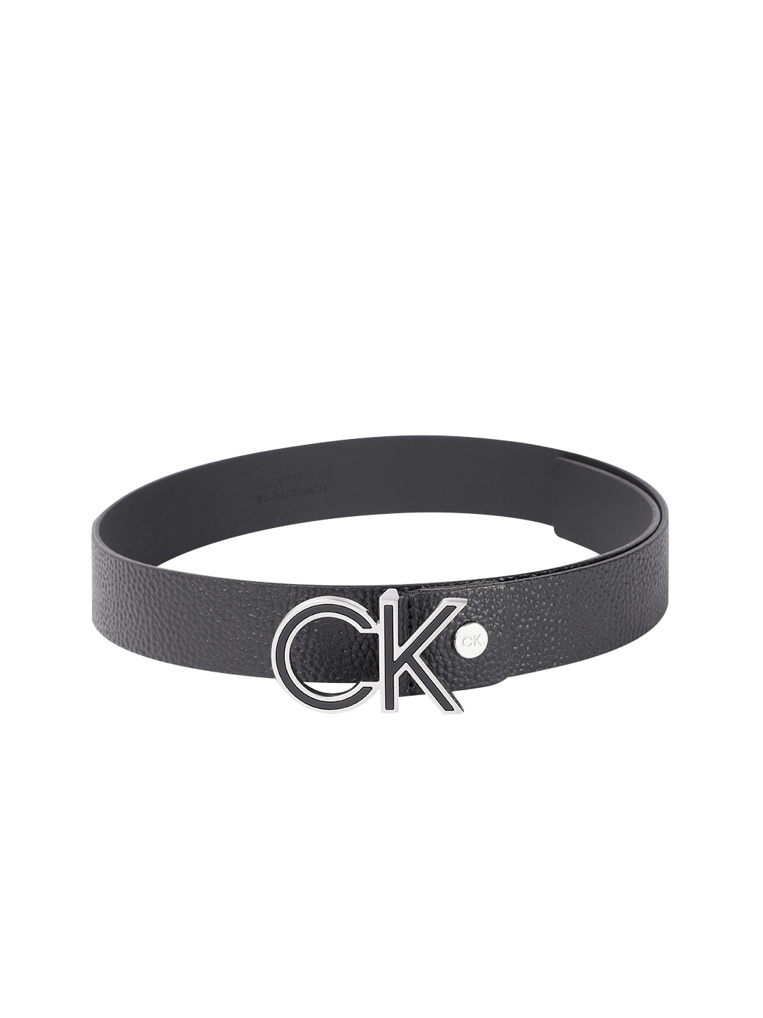 

Calvin Klein Jeans Men Black Leather Belt