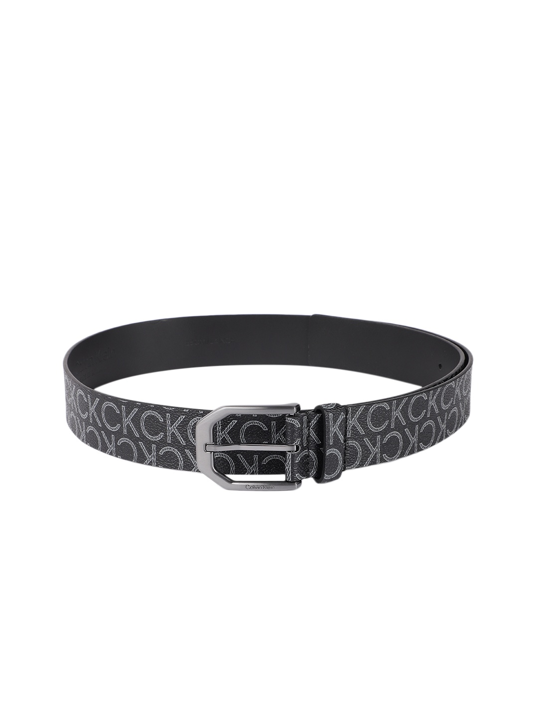 

Calvin Klein Jeans Men Black Printed Belt