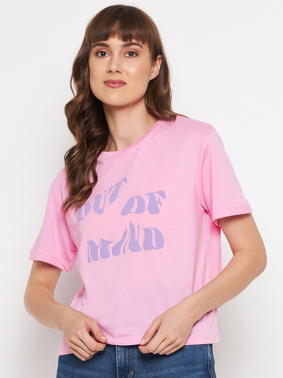 

Madame Pink Print Top