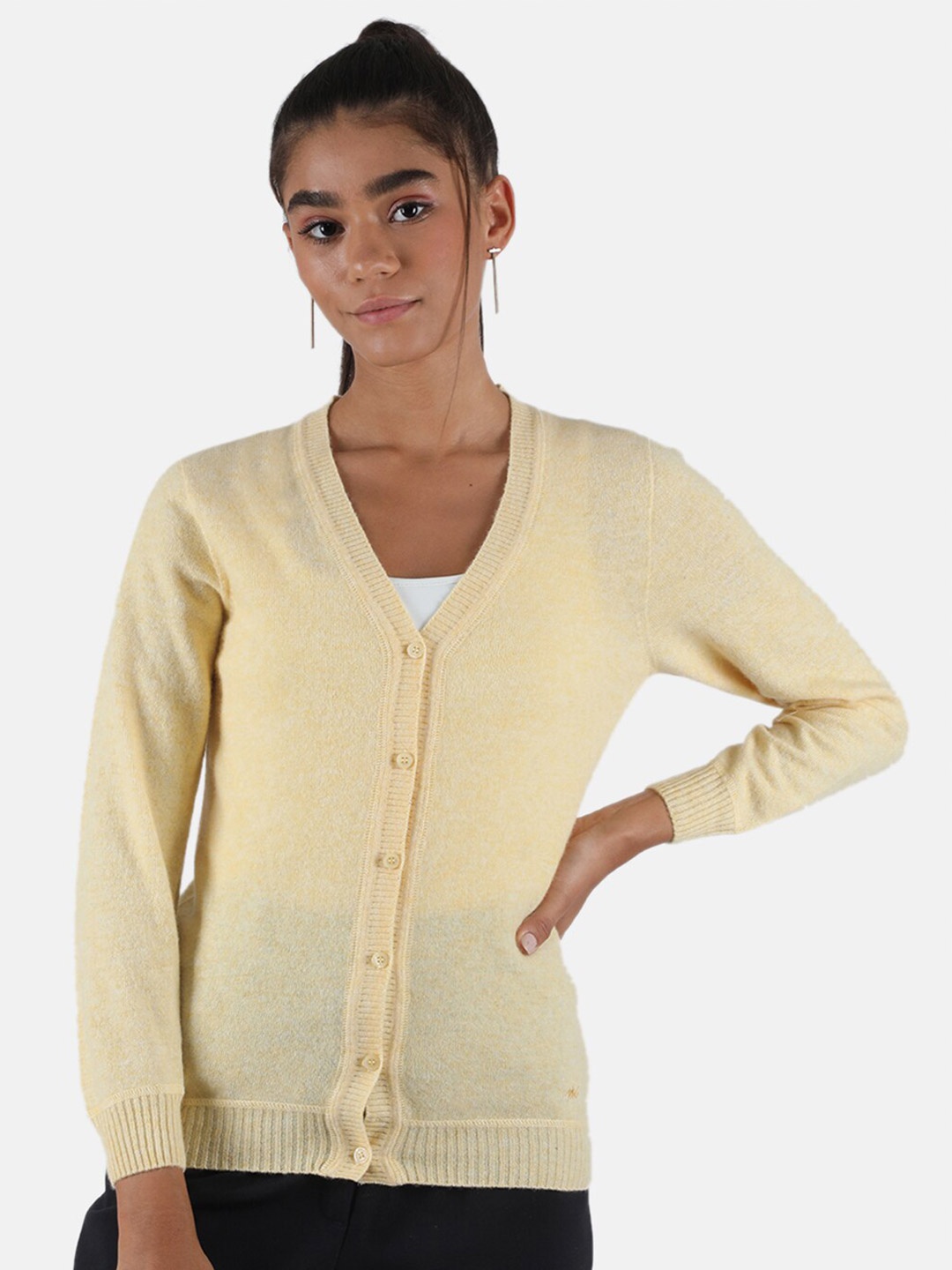 

Monte Carlo Women Beige Cardigan