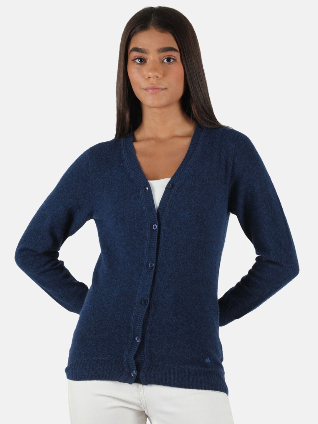 

Monte Carlo Women Blue Cardigan