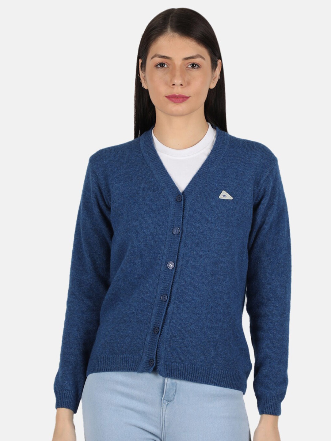 

Monte Carlo Women Blue Cardigan