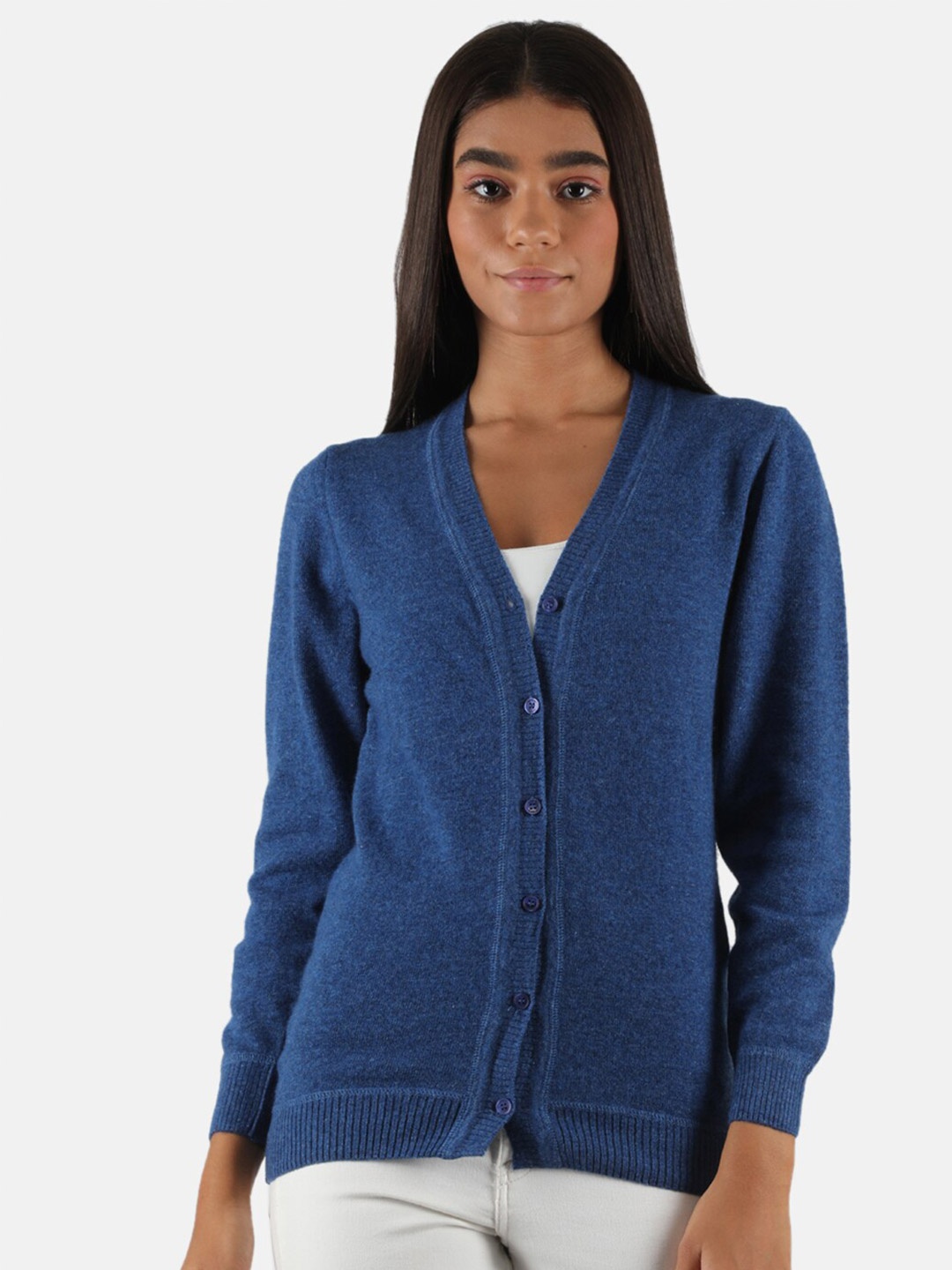 

Monte Carlo Women Blue Cardigan
