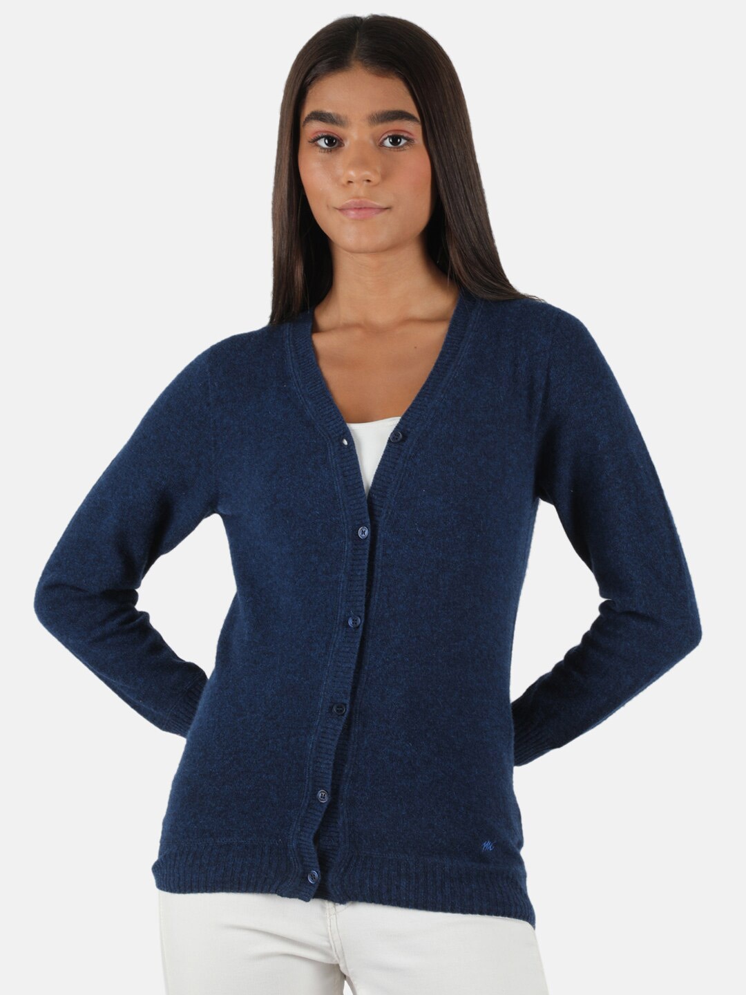 

Monte Carlo Women Blue Cardigan