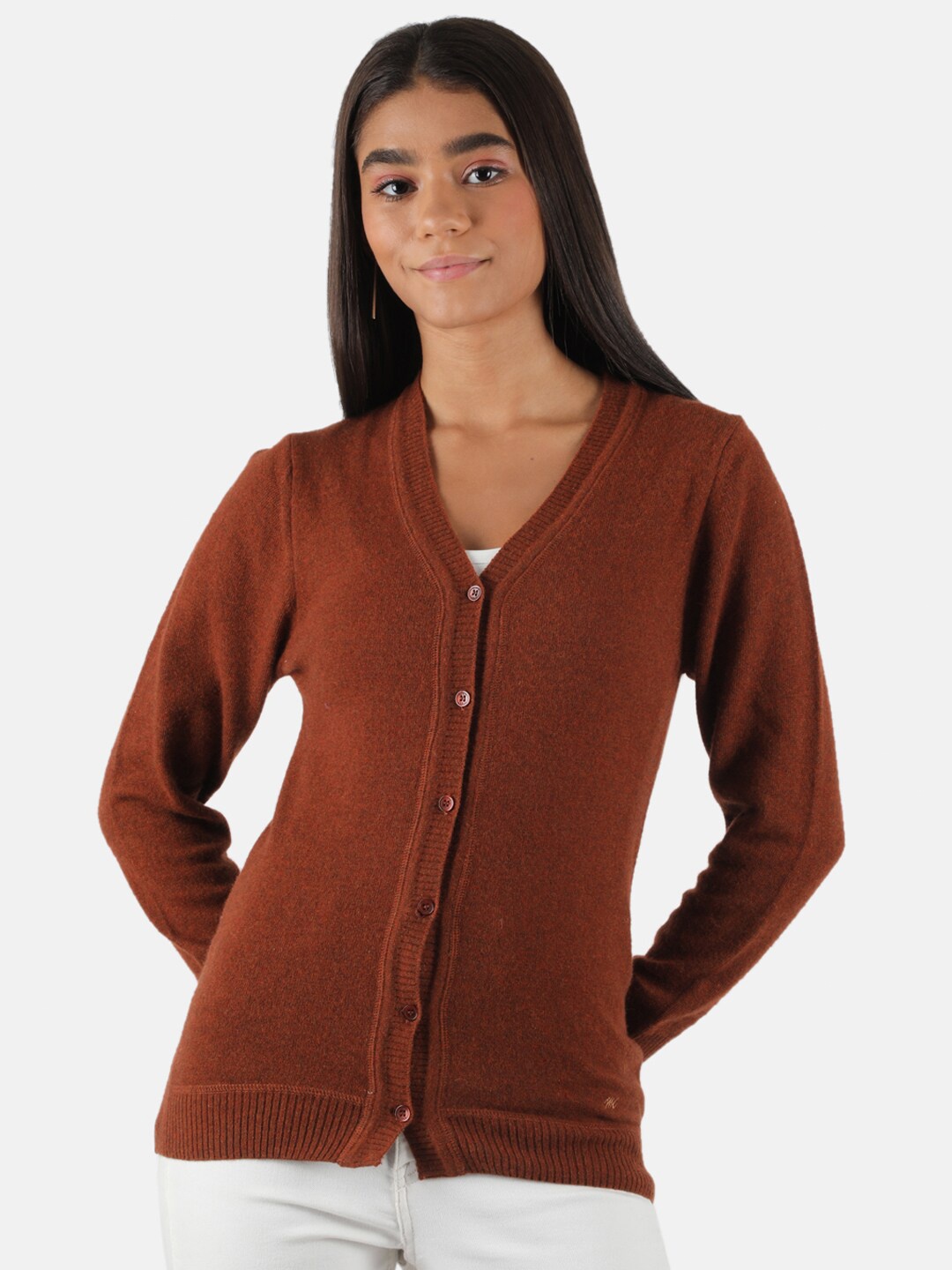 

Monte Carlo Women Brown Cardigan