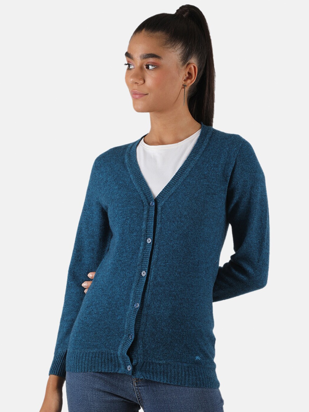 

Monte Carlo Women Blue Cardigan