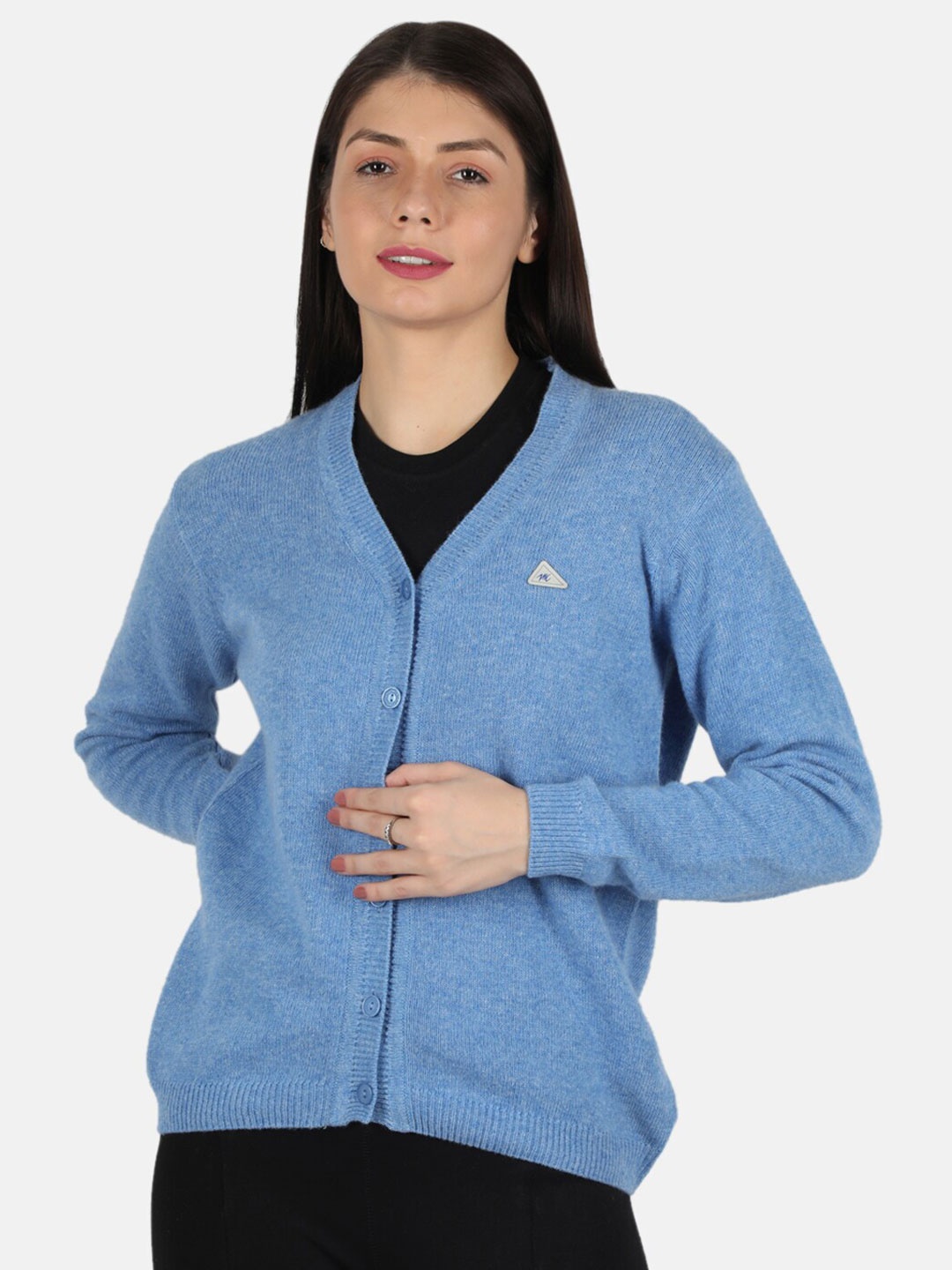 

Monte Carlo Women Blue Cardigan