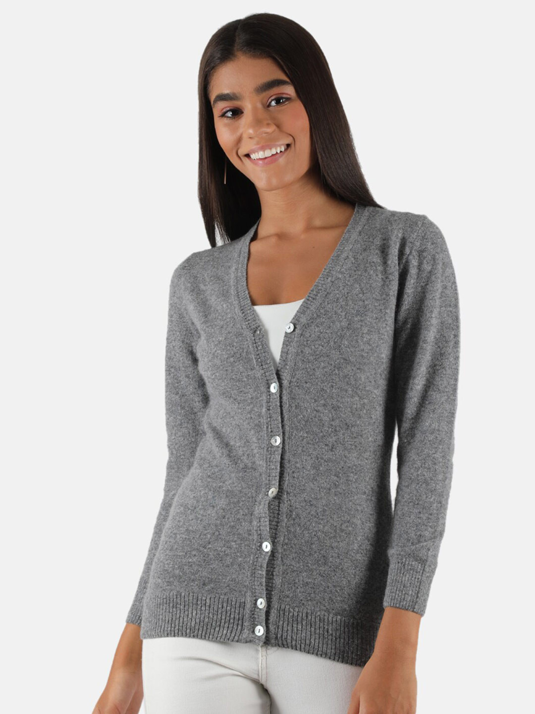 

Monte Carlo Women Grey Cardigan