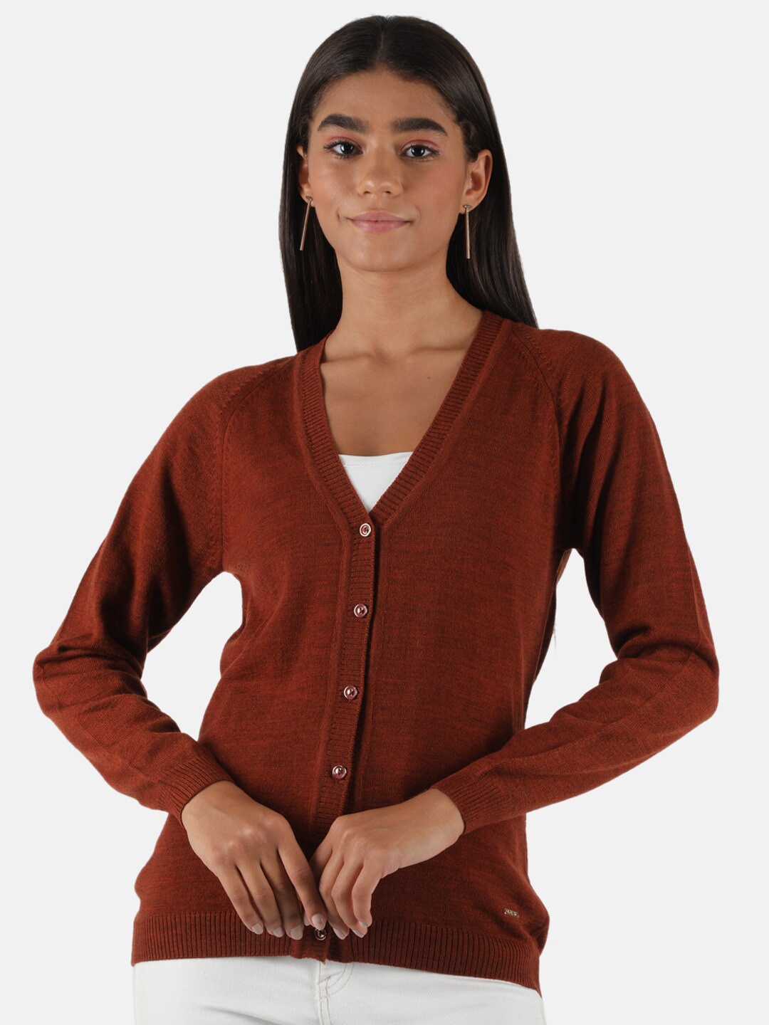 

Monte Carlo Women Brown Cardigan
