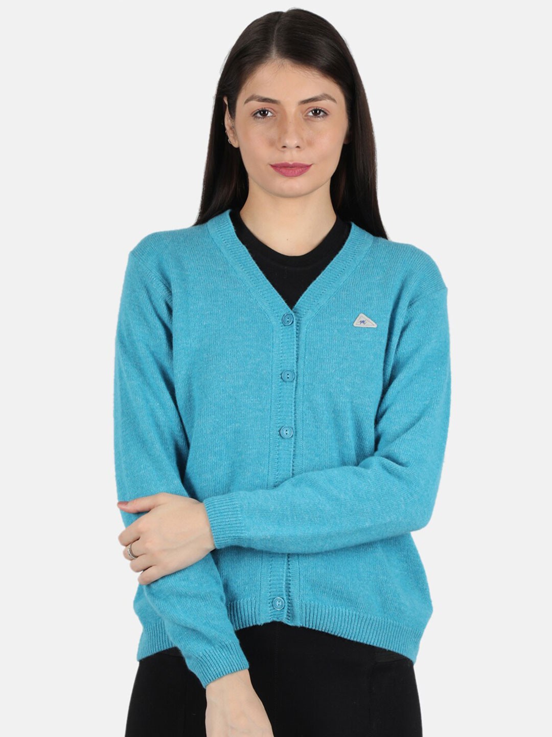 

Monte Carlo Women Blue Cardigan