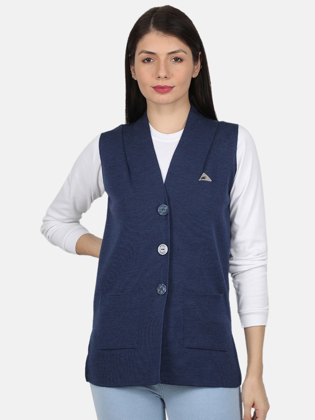 

Monte Carlo Women Blue Cardigan