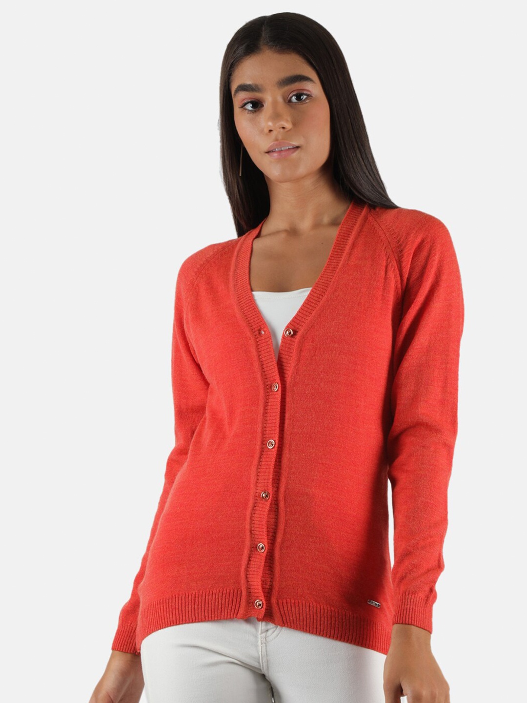 

Monte Carlo Women Orange cardigan