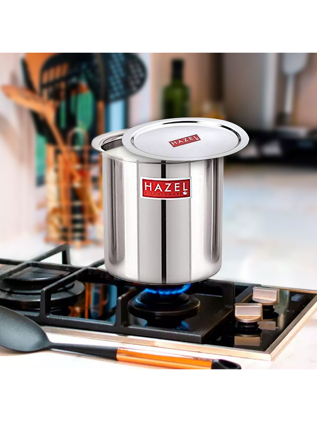 

HAZEL Silver-Toned Stainless Steel Tope With Lids