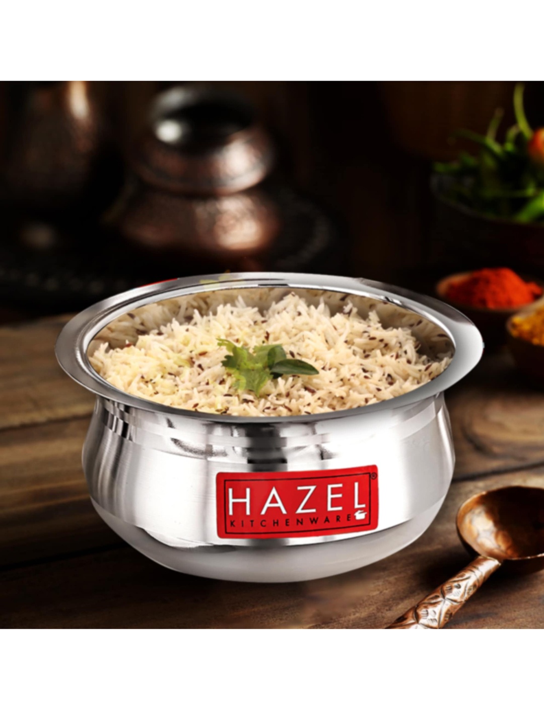 

HAZEL Silver-Toned Steel Tope Cookware