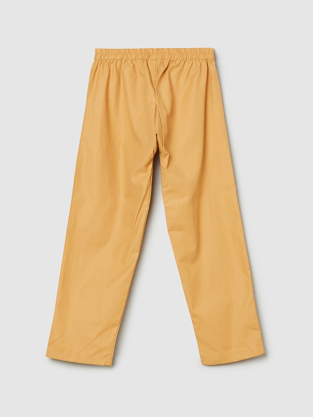 

max Boys Beige-Colored Solid Lounge Pants