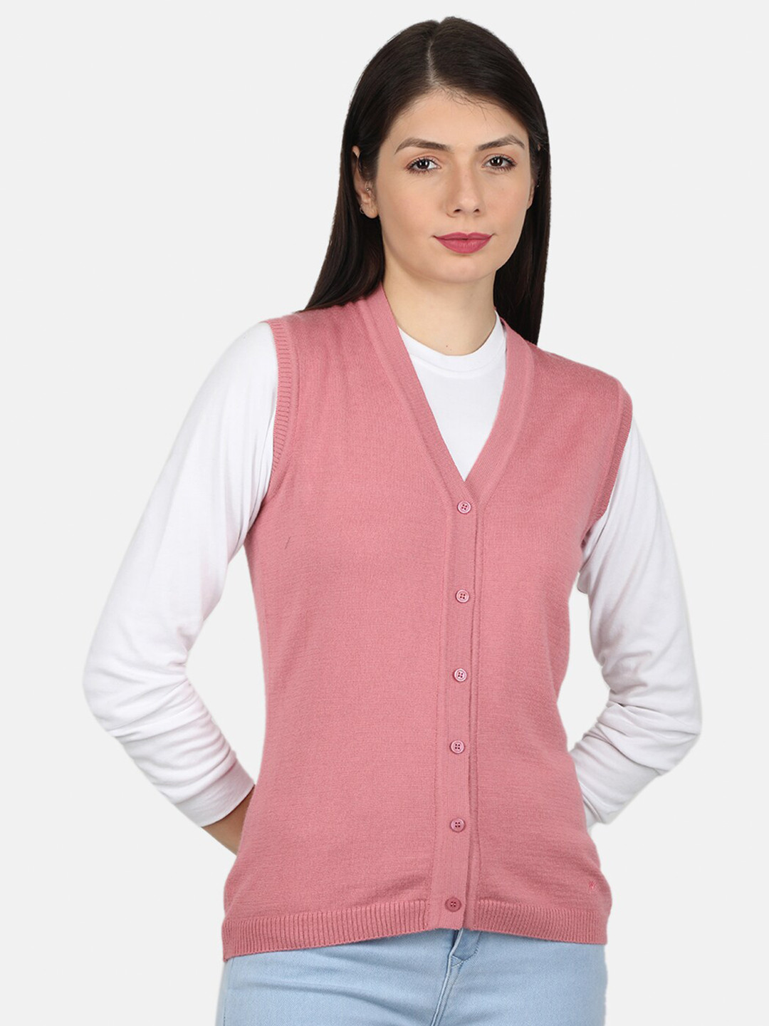 

Monte Carlo Women Pink Cardigan