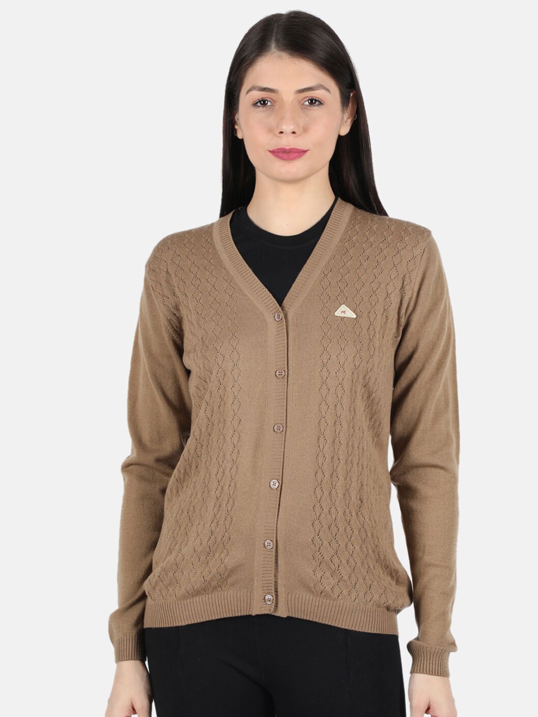 

Monte Carlo Women Brown Cardigan