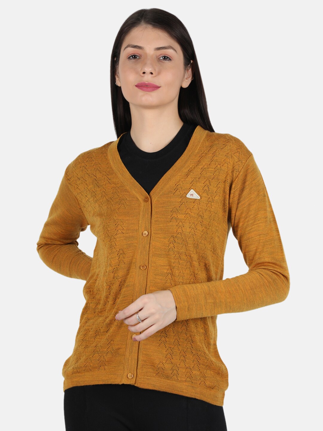 

Monte Carlo Women Mustard Cardigan