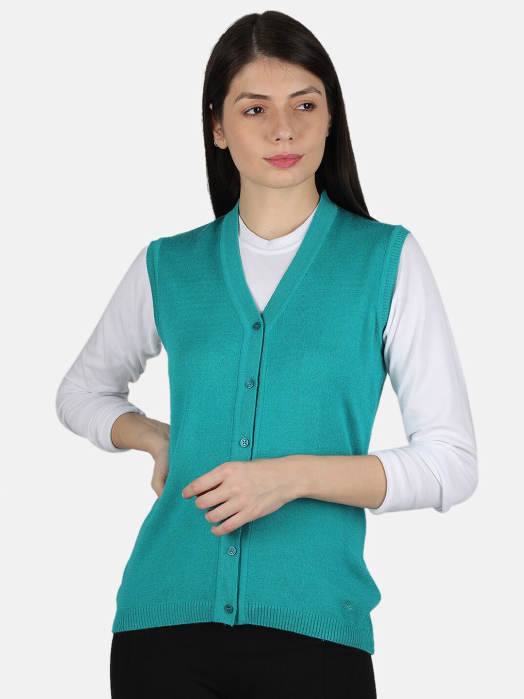 

Monte Carlo Women Green Cardigan