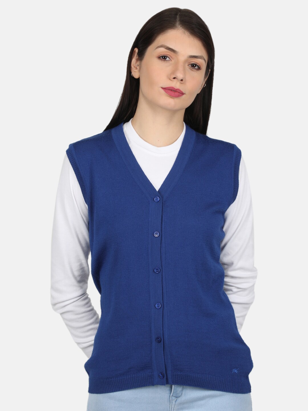

Monte Carlo Women Blue Cardigan