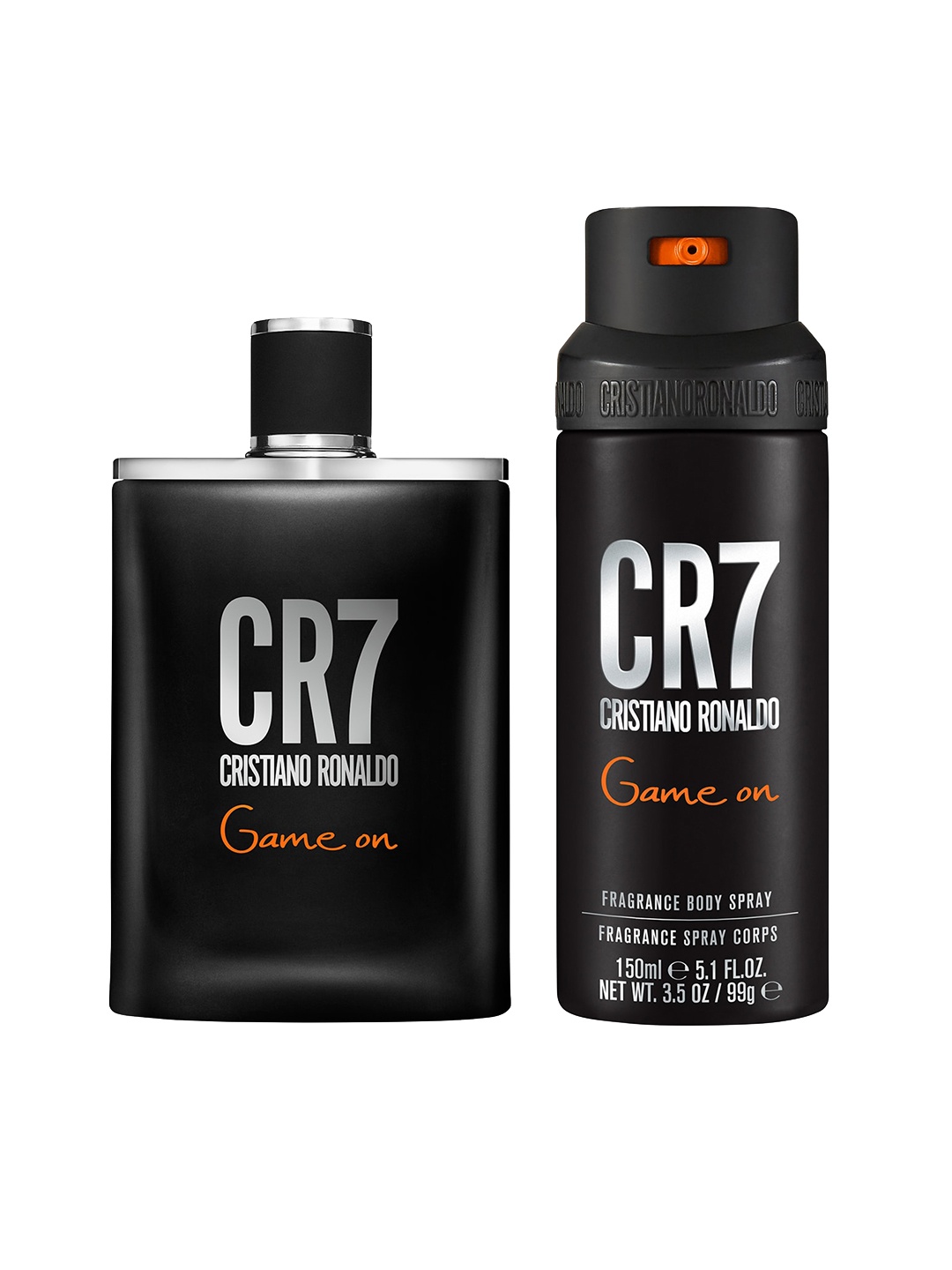 

CRISTIANO RONALDO Men Set of CR7 Game On Eau de Toilette 100ml & Body Spray 150ml, Black