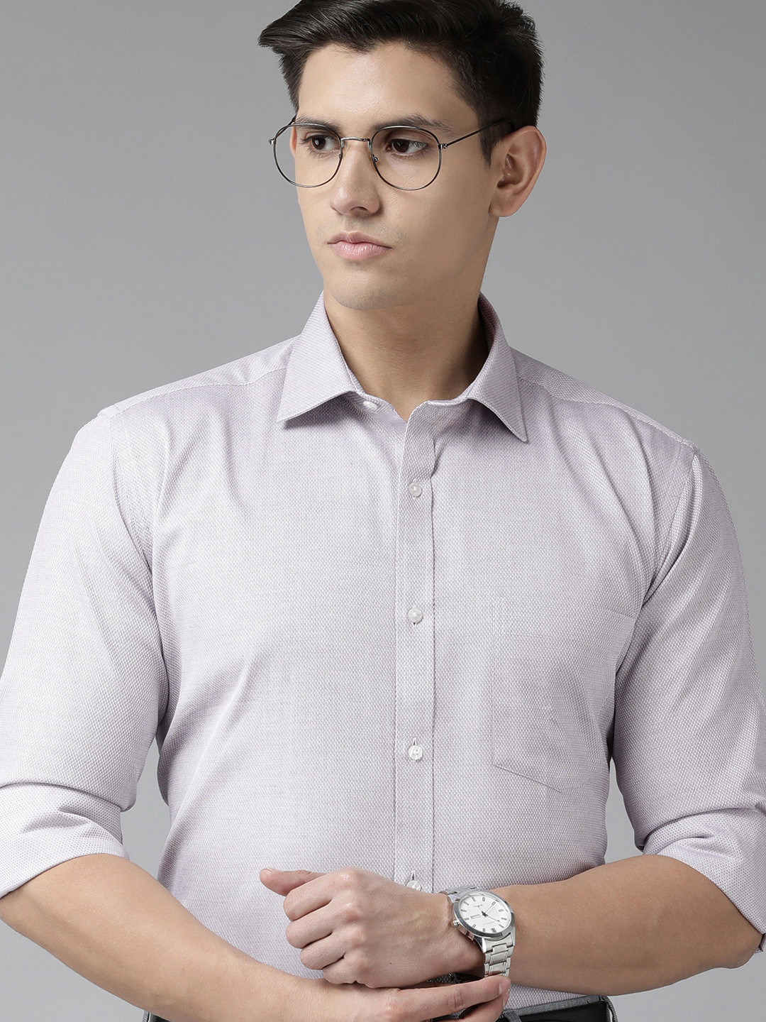 

Park Avenue Slim Fit Formal Shirt, Grey