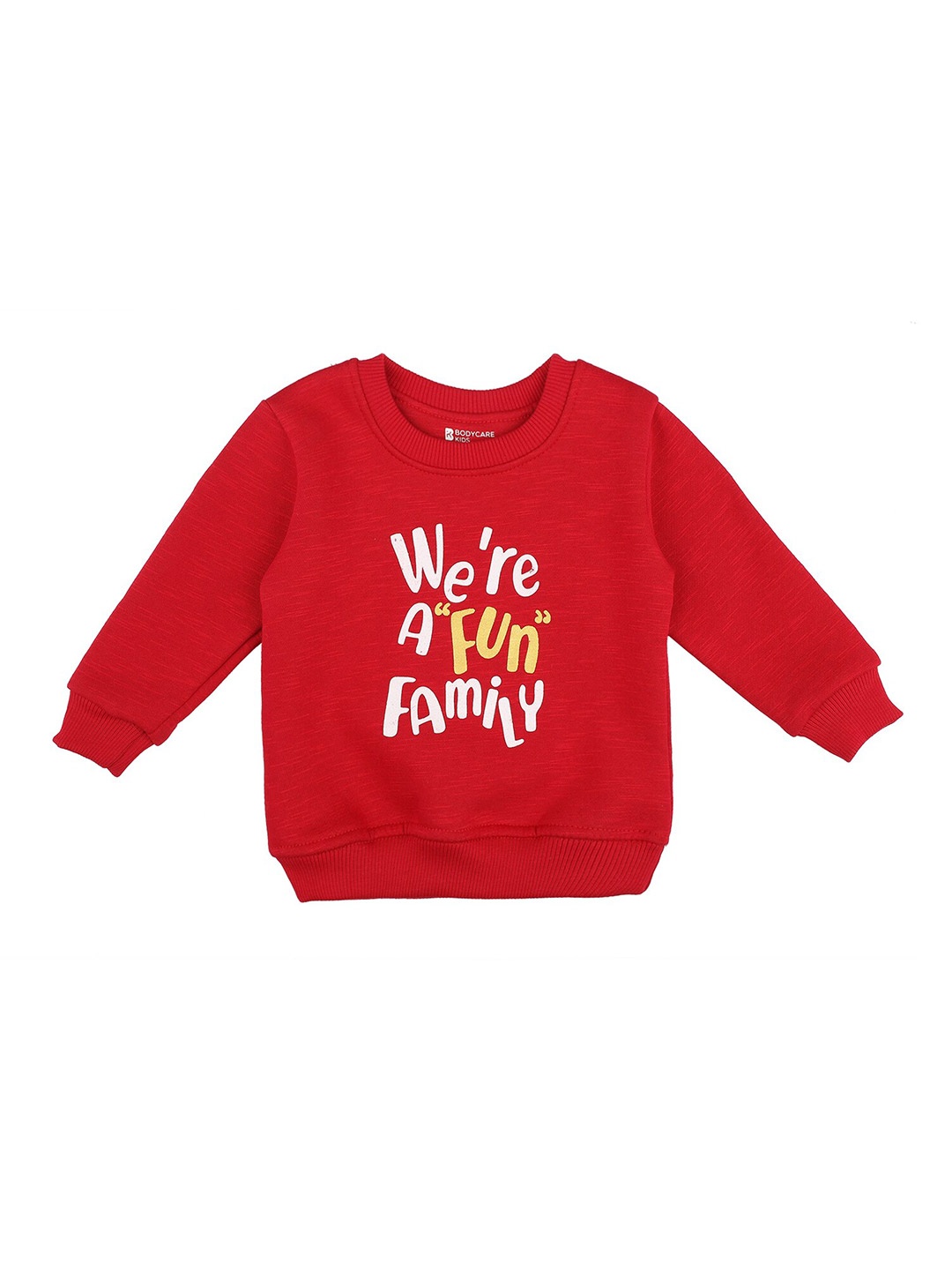 

Bodycare Kids Boys Maroon Printed Sweatshirt