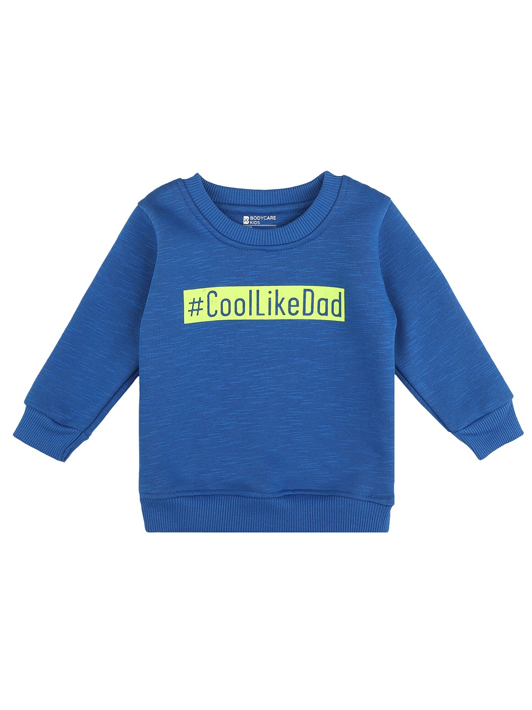 

Bodycare Kids Boys Blue Printed Cotton Sweatshirt