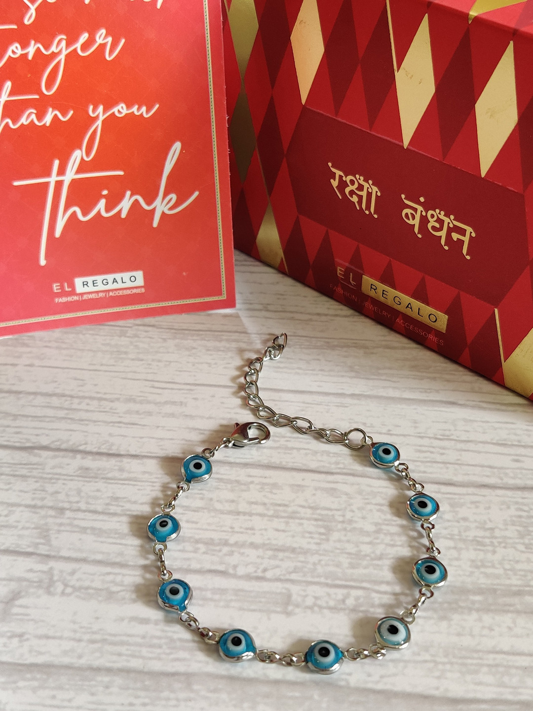 

EL REGALO Rakhi Gift Set, Blue