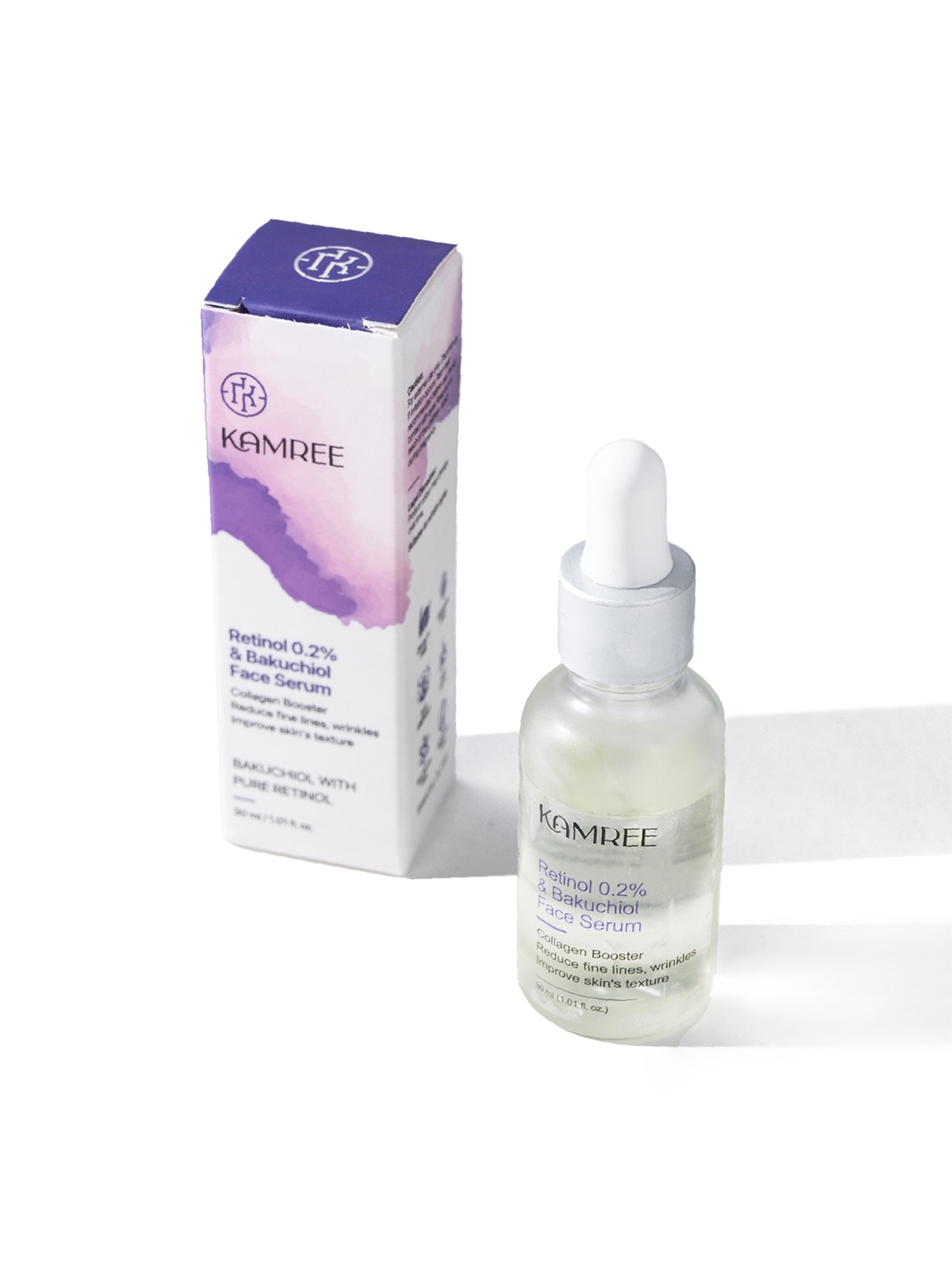 

KAMREE Retinol (0.2%) & Bakuchiol Face Serum 30 ml, Transparent