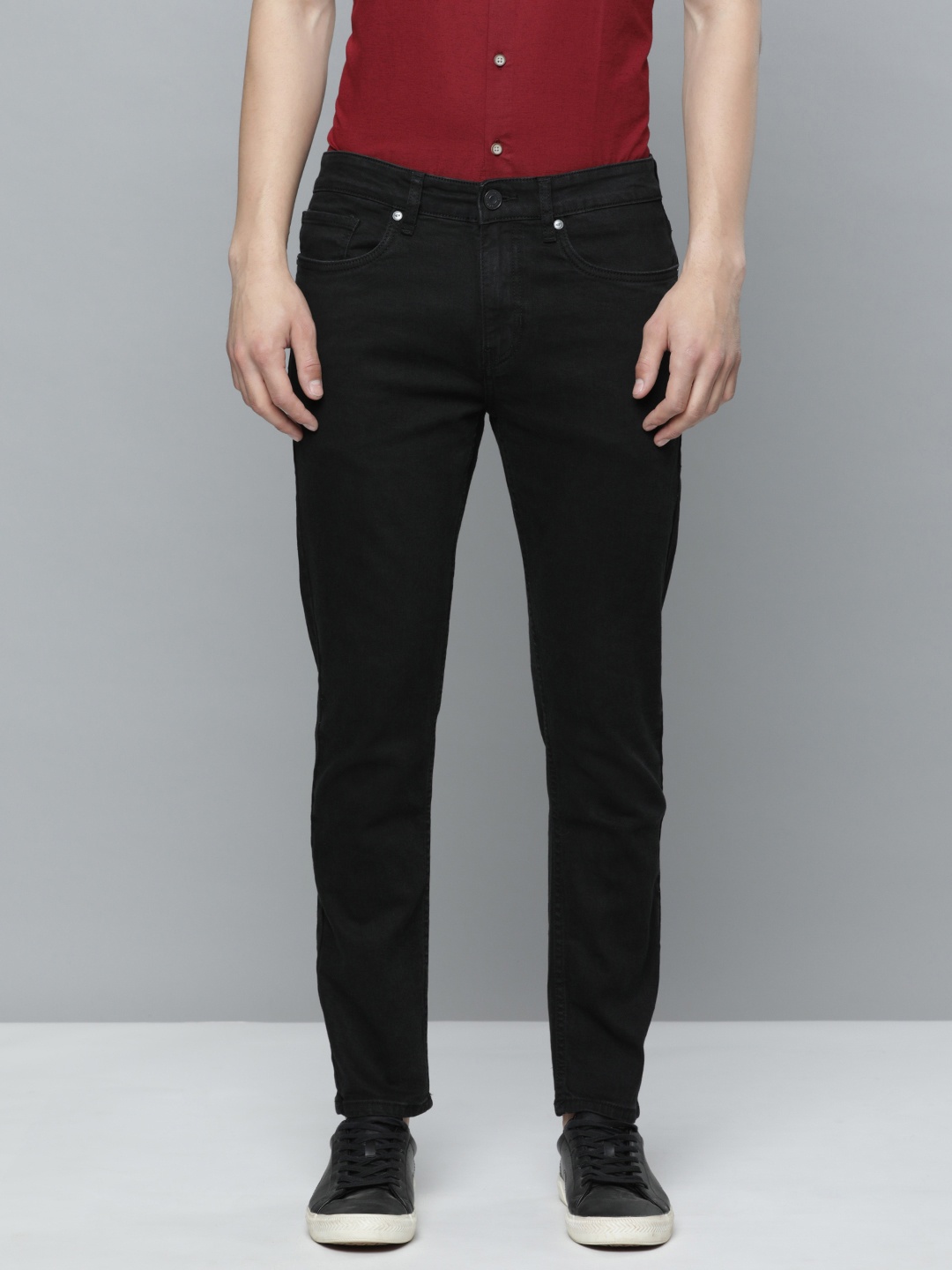 

Flying Machine Men Slim Fit Mid-Rise Stretchable Jeans, Black