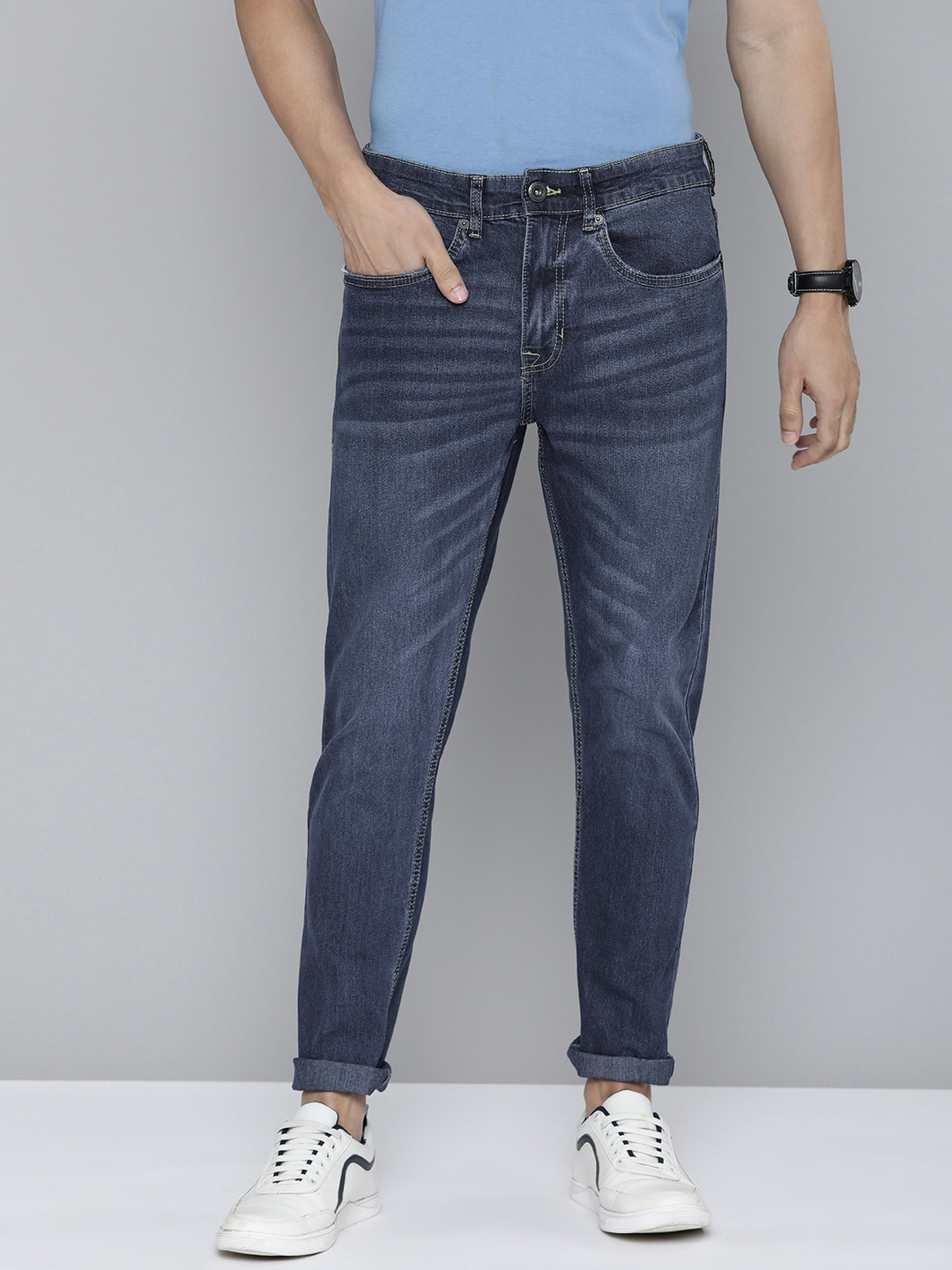 

Flying Machine Men Blue Slim Fit Light Fade Jeans