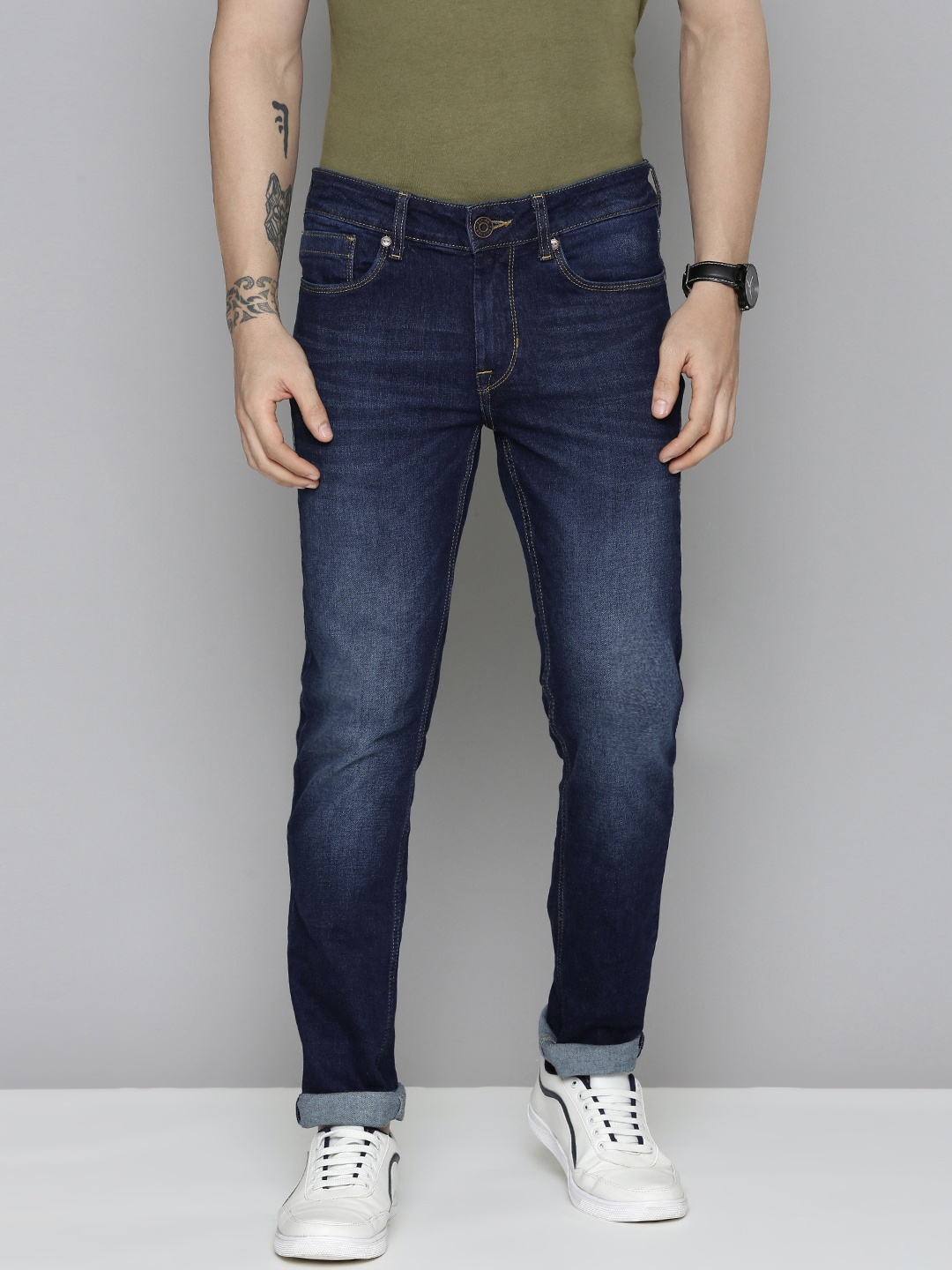 

Flying Machine Men Blue Jackson Skinny Fit Light Fade Stretchable Jeans