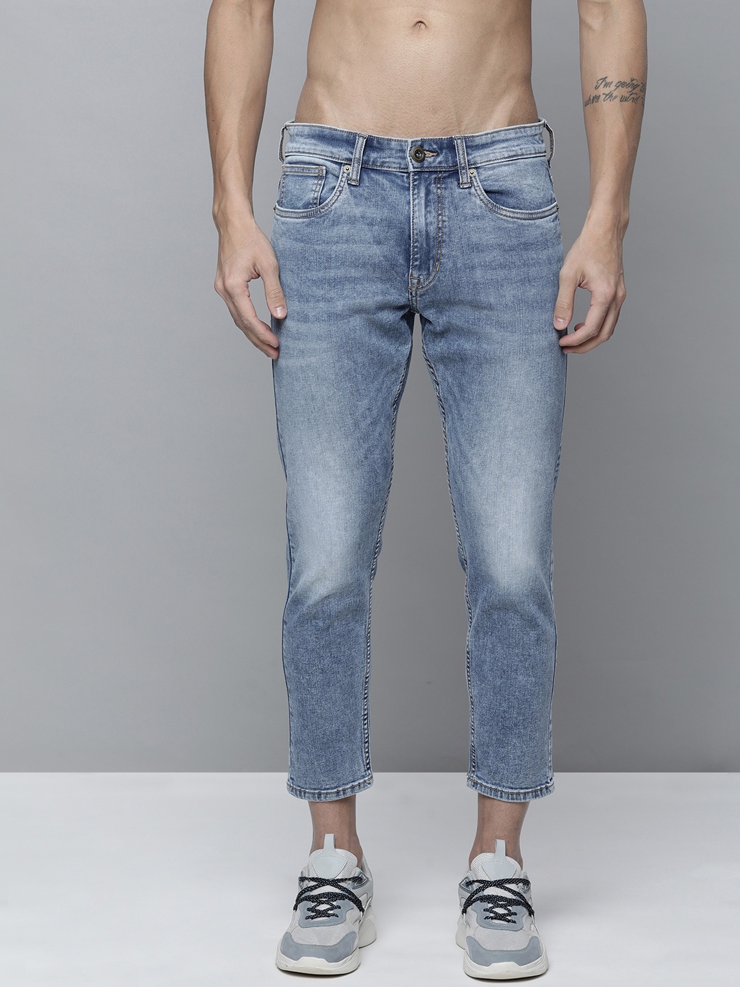

Flying Machine Men Faded Jeans, Blue