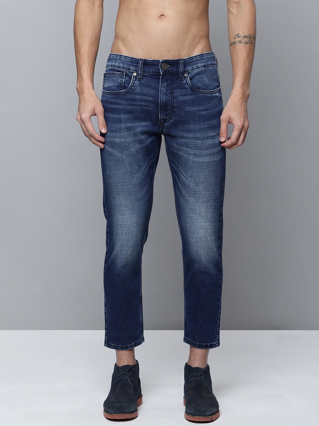 

Flying Machine Men Faded Jeans, Blue