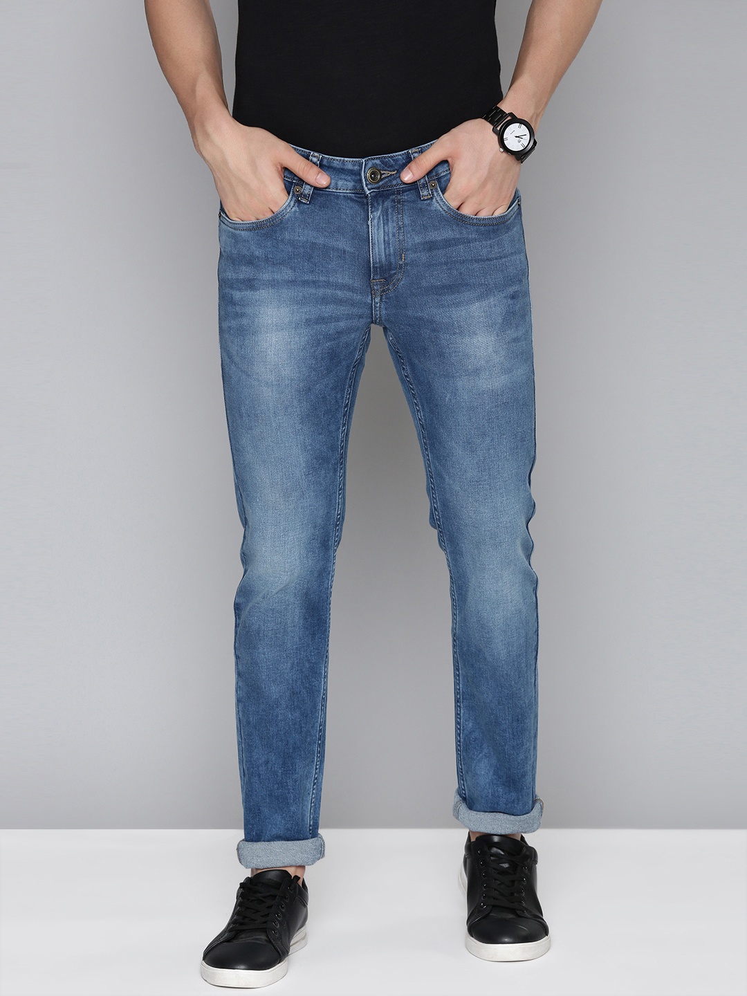 

Flying Machine Men Blue Skinny Fit Light Fade Jeans